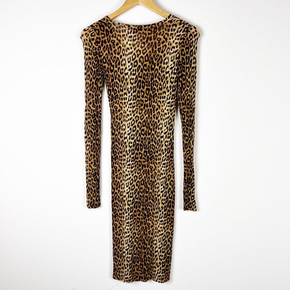 BCBGMaxazria Animal Print Bodycon Dress XS - Picture 2 of 3